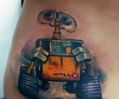 Wall-E tattoo