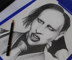 Dibujo de Marilyn Manson