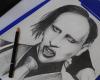 Dibujo de Marilyn Manson