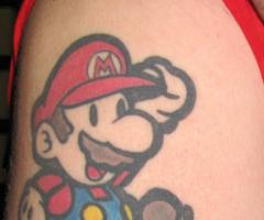 Mario bros tattoo