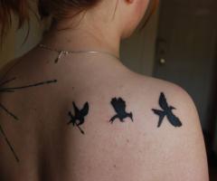 The hunger games tattoos