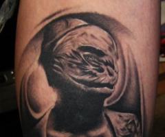 Silent Hill and Ceratosaurus Tattoo