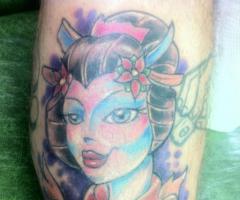 Geisha tattoos for men and women