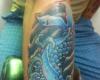 Cover up freehand koi fish
