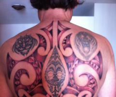 Freehand maori style art