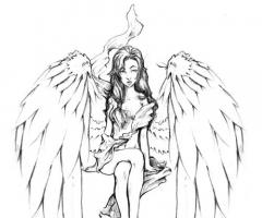 How to Draw a Fairy Tattoo