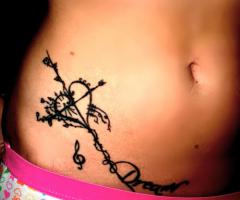 Heart tattoo for girls