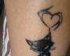 Little cat with heart