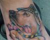 Tatuaje de perro Pit