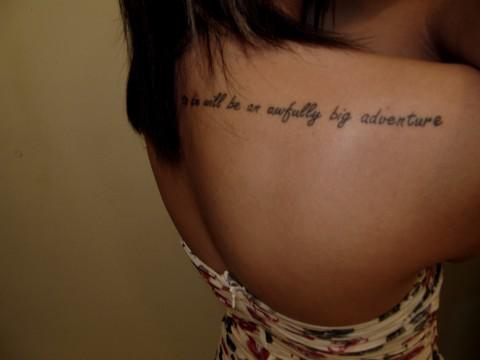 To die will be an awfully big adventure