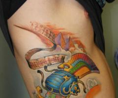 Significado de los tatuajes de Escarabajos Egipcios