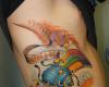 Tatuaje de escarabajo egipcio new school