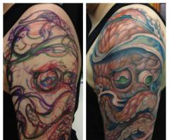 Octopus tattoo new school