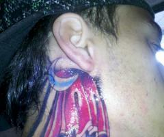 Face tattoo