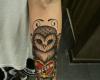 1985 love year - Owl tattoo