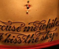 Excuse me, while I kiss the sky