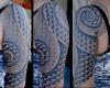 Tattoo different textures
