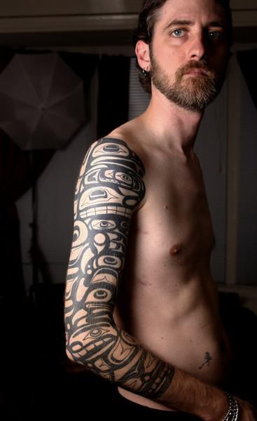 Arm style tattoo sleeve