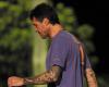 Tinelli y sus tatuajes de mangas religiosas