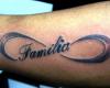 Tatuagem família no antebraço
