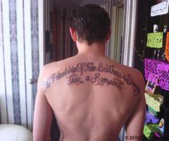 Tatouages phrase en anglais
