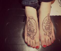 My Favourite Ship and Sailor Tattoo