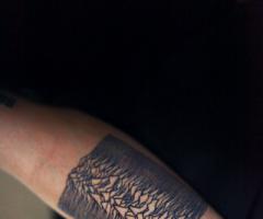 Joy Division logo band tattoo
