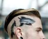Tattoo Shark on head