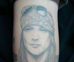 Axl Rose portrait Guns n' Roses
