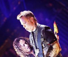 James Hetfield flame tattoo on arm