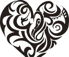 Flash tattoo heart