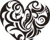 Flash tattoo heart