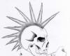 Punk Skull tattoo