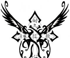 Ideas for Kanji cross tattoos