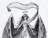 Angel sketch tattoo designs