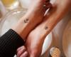 Anchor tattoos for couples