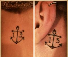 Anchor tattoo pictures and images