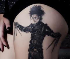 Edward Scissorhands tattoo