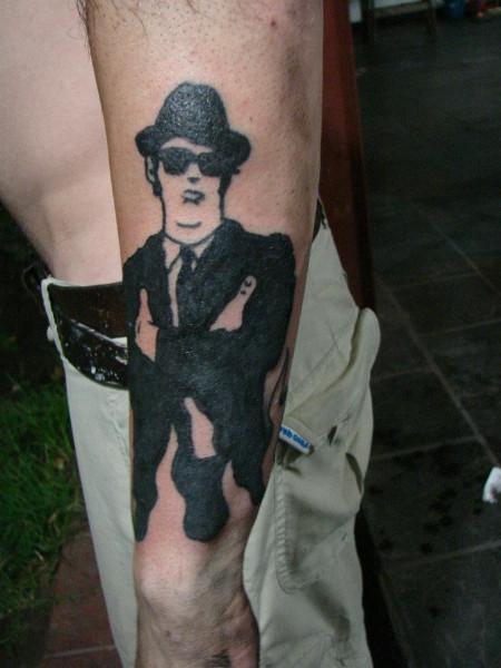 The Blues Brothers tattoo