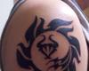 Aquarius tribal tattoo