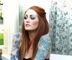 Red headed woman
