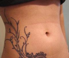 Clock tattoo for women