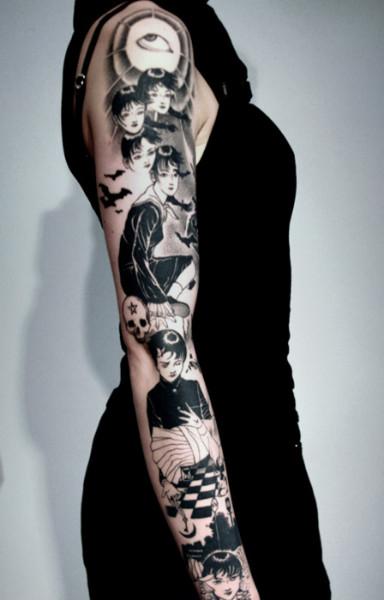 Sleeve tattoo for women