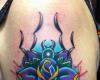 Spider Rose tattoo