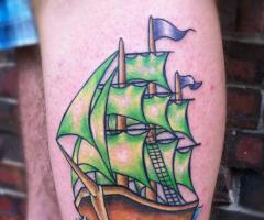 Ship tattoo
