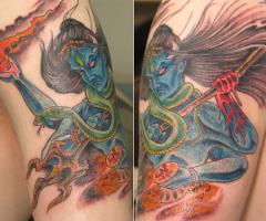 Lord Shiva, The Destroyer tattoo