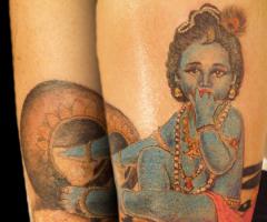 The baby Lord Krishna