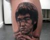 Portrait of bruce lee