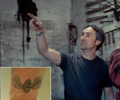 Mike Wolfe tattoo