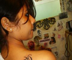 Tattoo de ojo de mujer